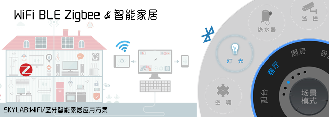 SKYLAB WiFi模块，蓝牙模块与智能家居